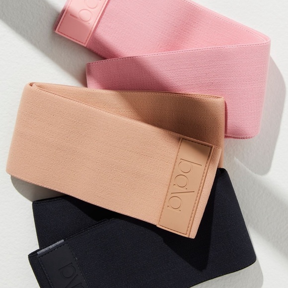 Bala Accessories - Bala Resistance Bands Fitness 3 pack Brand New Charcoal Sand Blush black pink